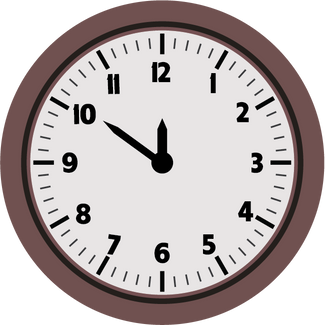 Round Clock Illustration 